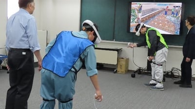 技能研修コンクリート打設