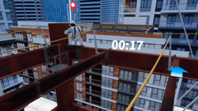 高所作業危険体験VR